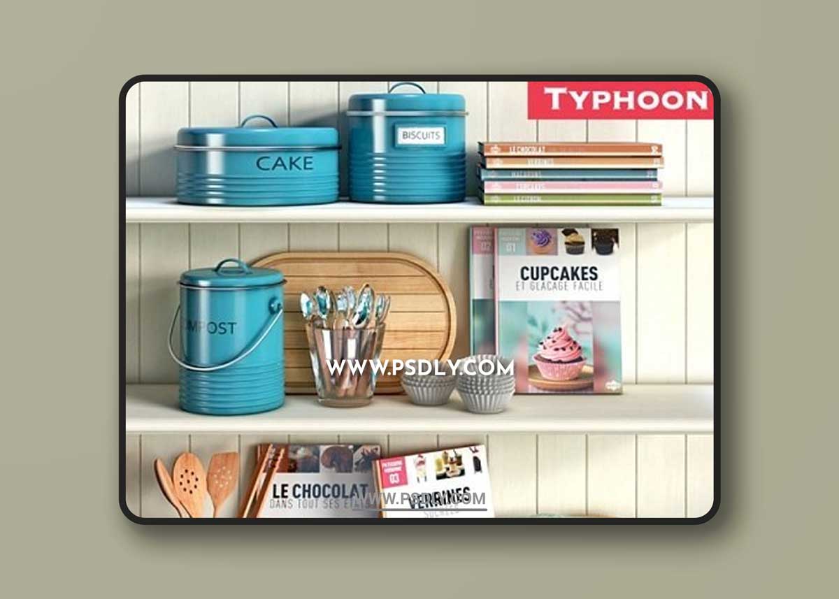 Typhoon Vintage Kitchen Blue