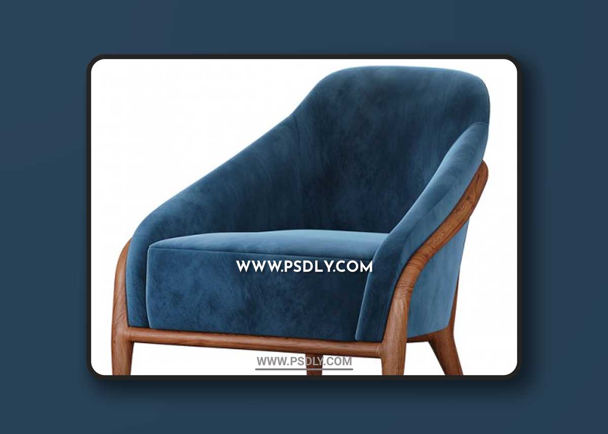 Ulivi Adele armchair 3D Models