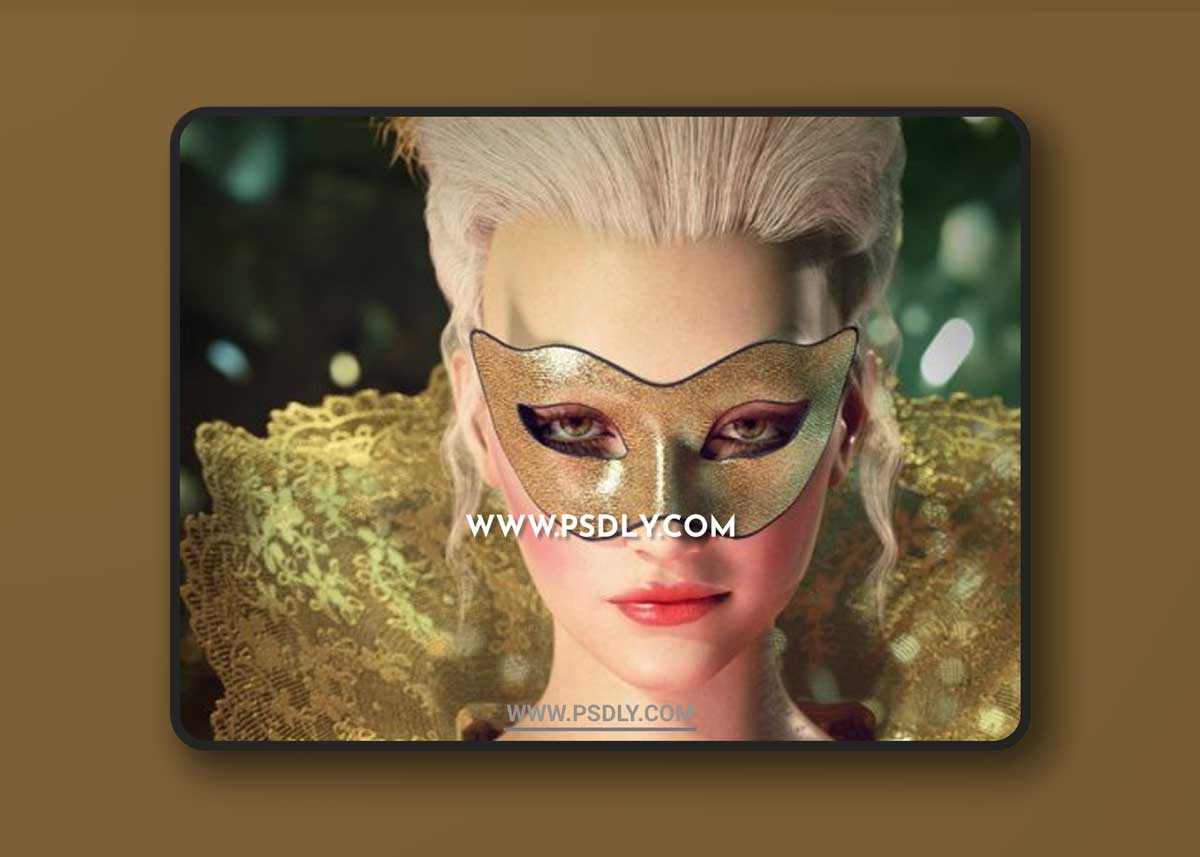 VYK dForce High Collar Peplum G8F/G8.1F 3D Models