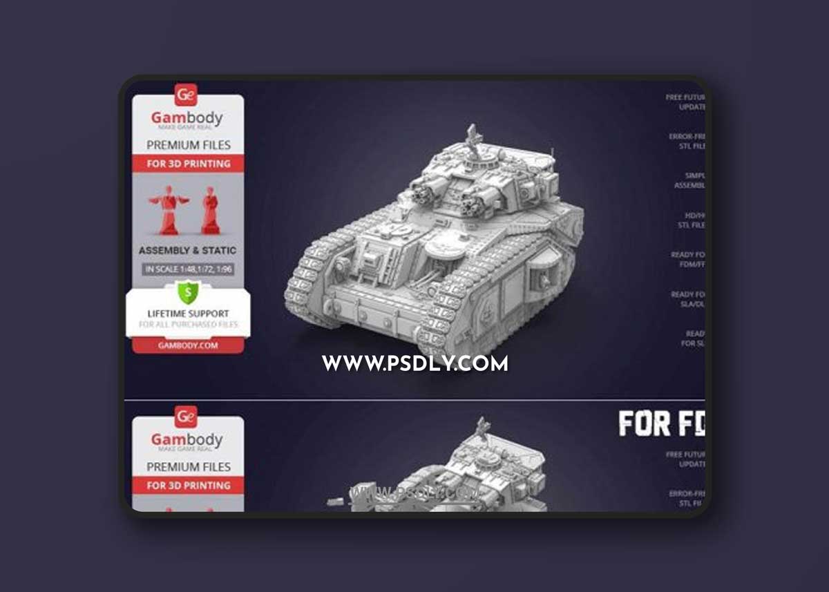 Vulcan Tank 3D Models