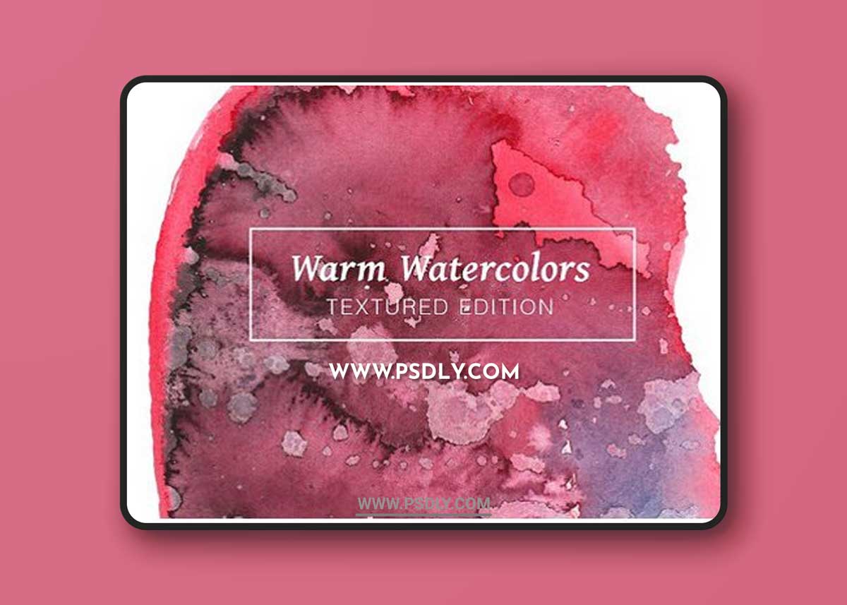 Warm Textured Watercolors