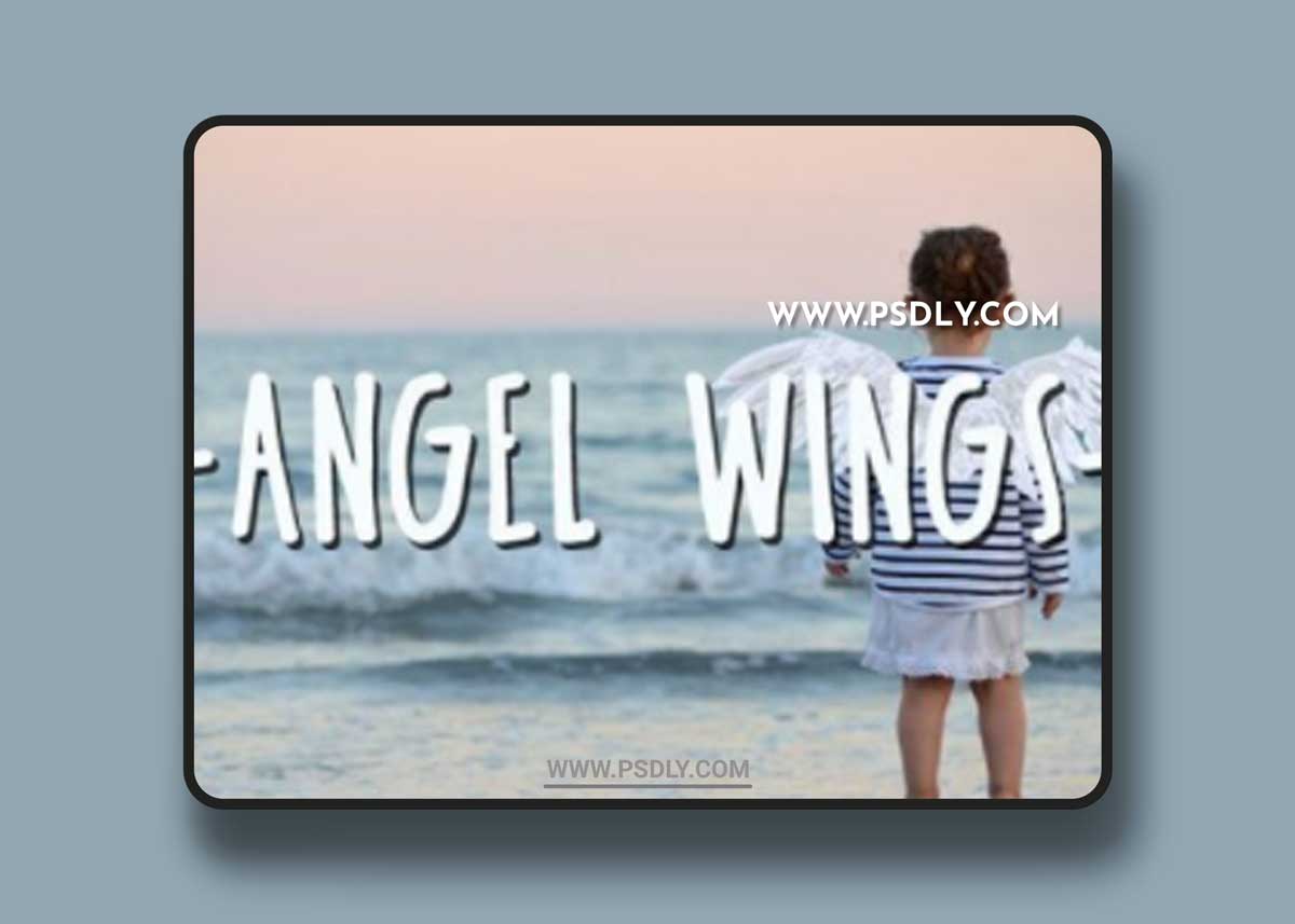 White Wings Photo Overlays