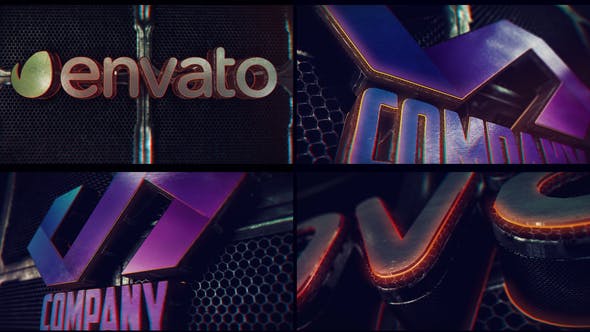 Videohive Cinematic Metal Logo Intro 33984046