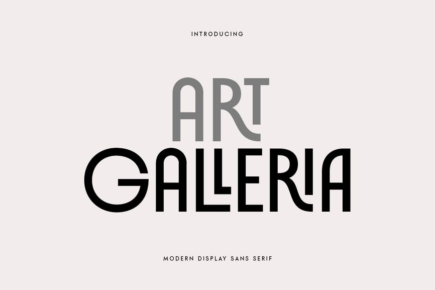 Art Galleria - Modern Display Sans Serif