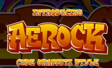Aerock – Layered Graffiti Style