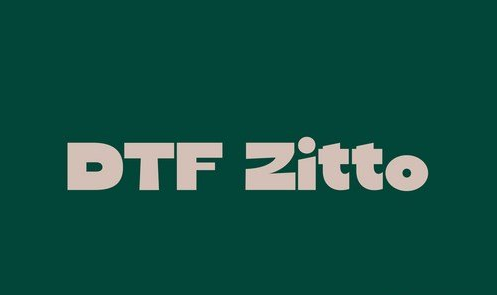 DTF Zitto Font