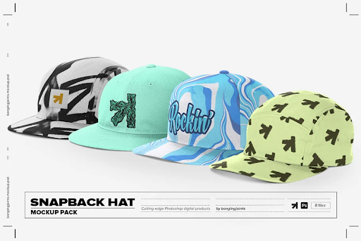 CreativeMarket - Snapback FullCap Mockup 6177371