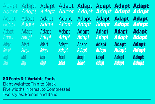 Adapt Font Family