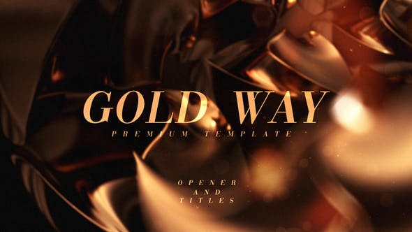 Videohive Gold Way 33907333