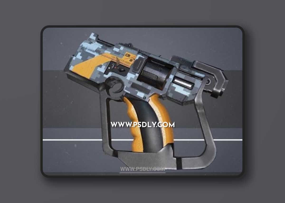 SciFi – Hand Gun 3D Model