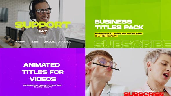 Videohive Business Titles and Lower Thirds Pack 33358961