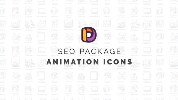 Videohive Seo package - Animation Icons 34466558