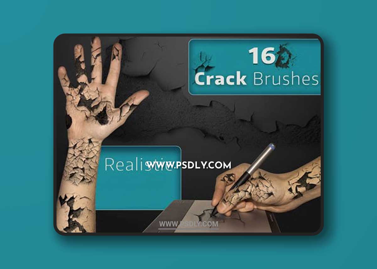 180+ Pretty Cuts and Cracks Brushes for Photoshop & Gimp180+ Pretty Cuts and Cracks Brushes for Photoshop & Gimp