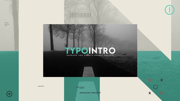 Videohive Typographic Clean Intro 33785758