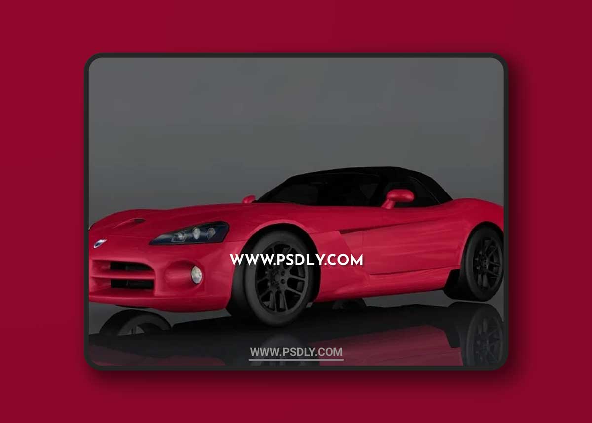 2003 Dodge Viper SRT 3d model Model o175657