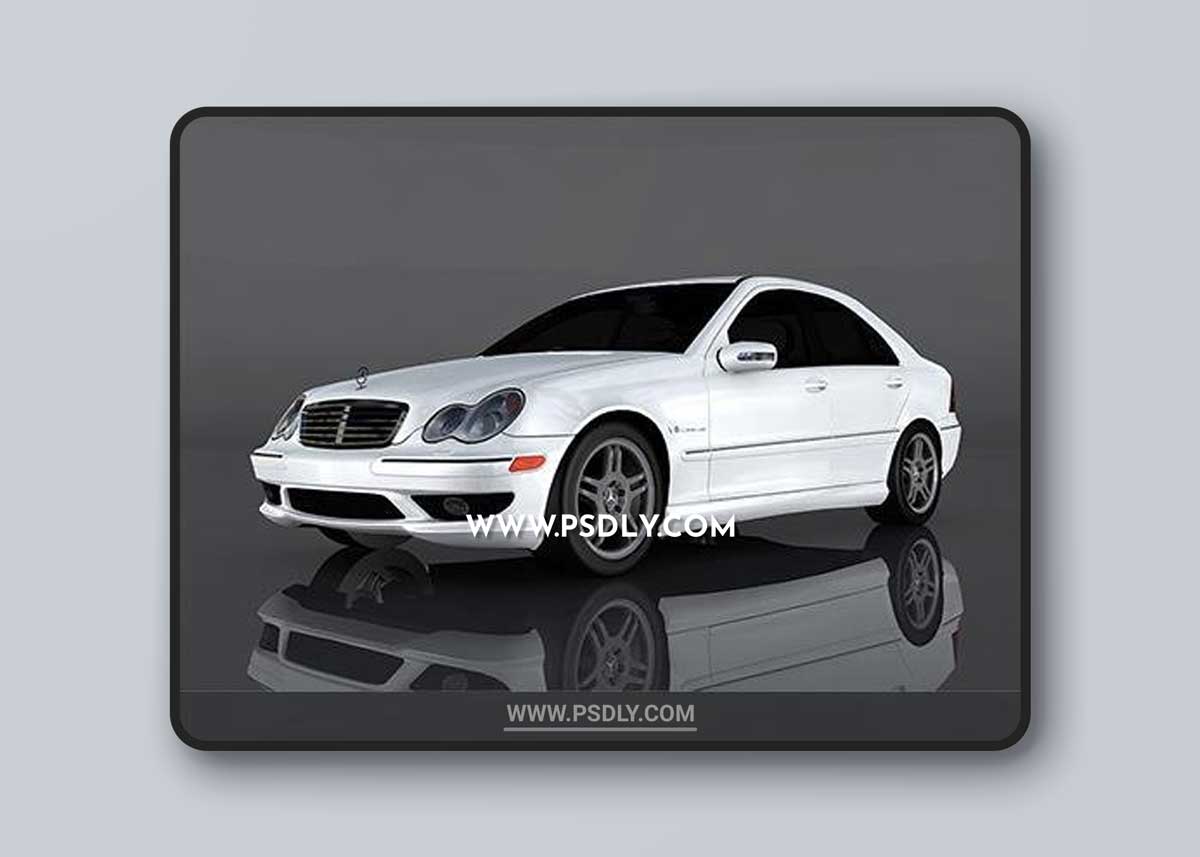 2004 Mercedes-Benz C32 AMG 3d model Model o175676