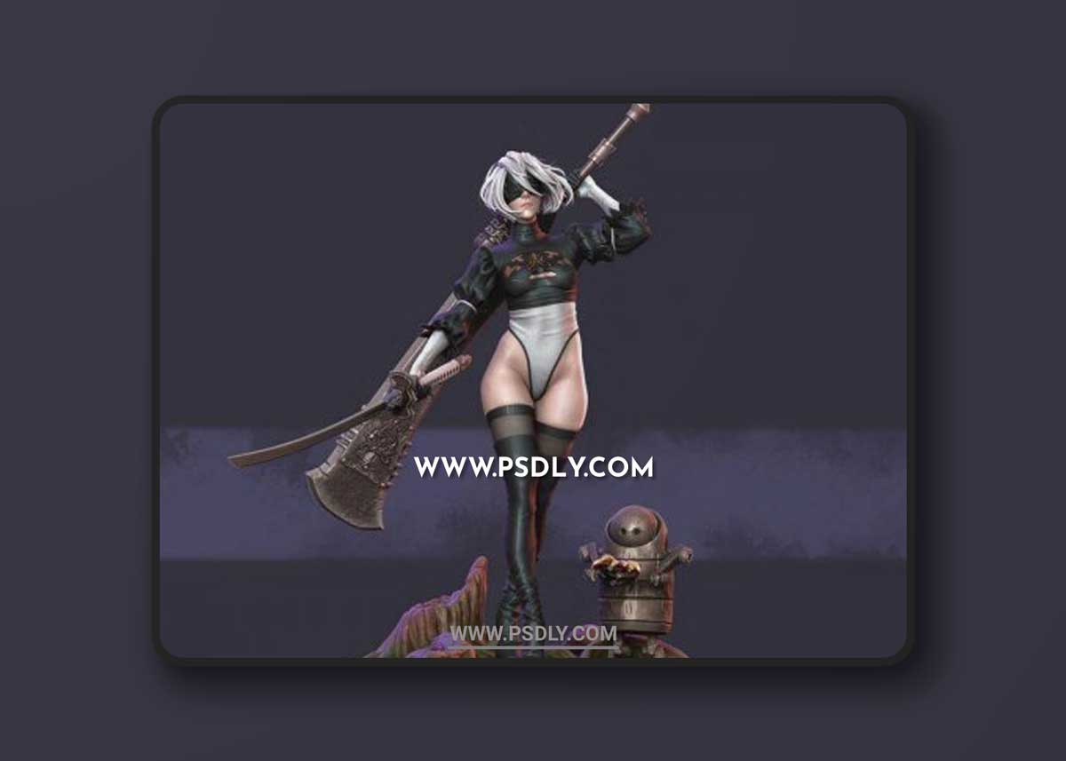 2B – NieR Automata – 3D Print Model