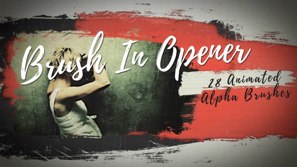 Videohive Brush In Opener 18627110
