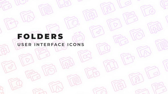 Videohive Folders - User Interface Icons 34274817