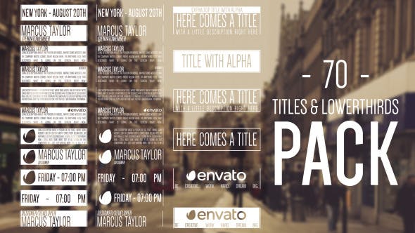 Videohive Lower Thirds 9257461