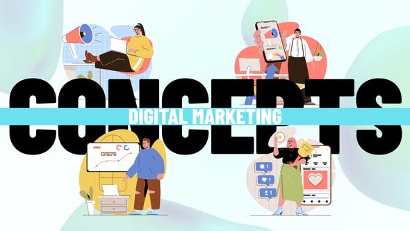 Videohive Digital marketing - Scene Situation 34402125