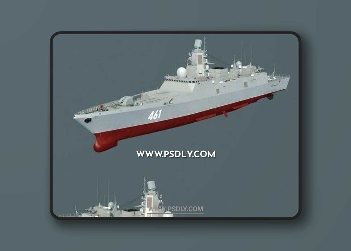 Admiral Gorshkov class frigate 3D Model