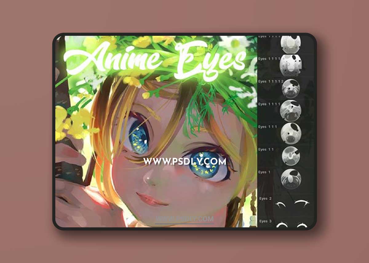 Anime Eyes Brushes for Procreate
