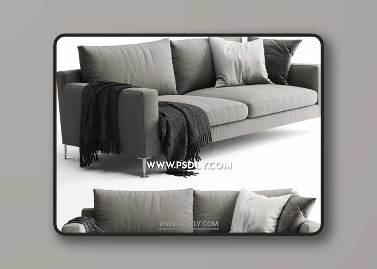 B & B Italia Harry Sofa 3D Models