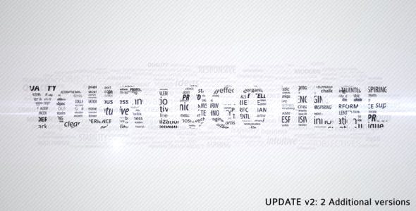 Videohive Buzzwords Logo Reveal II 9169284