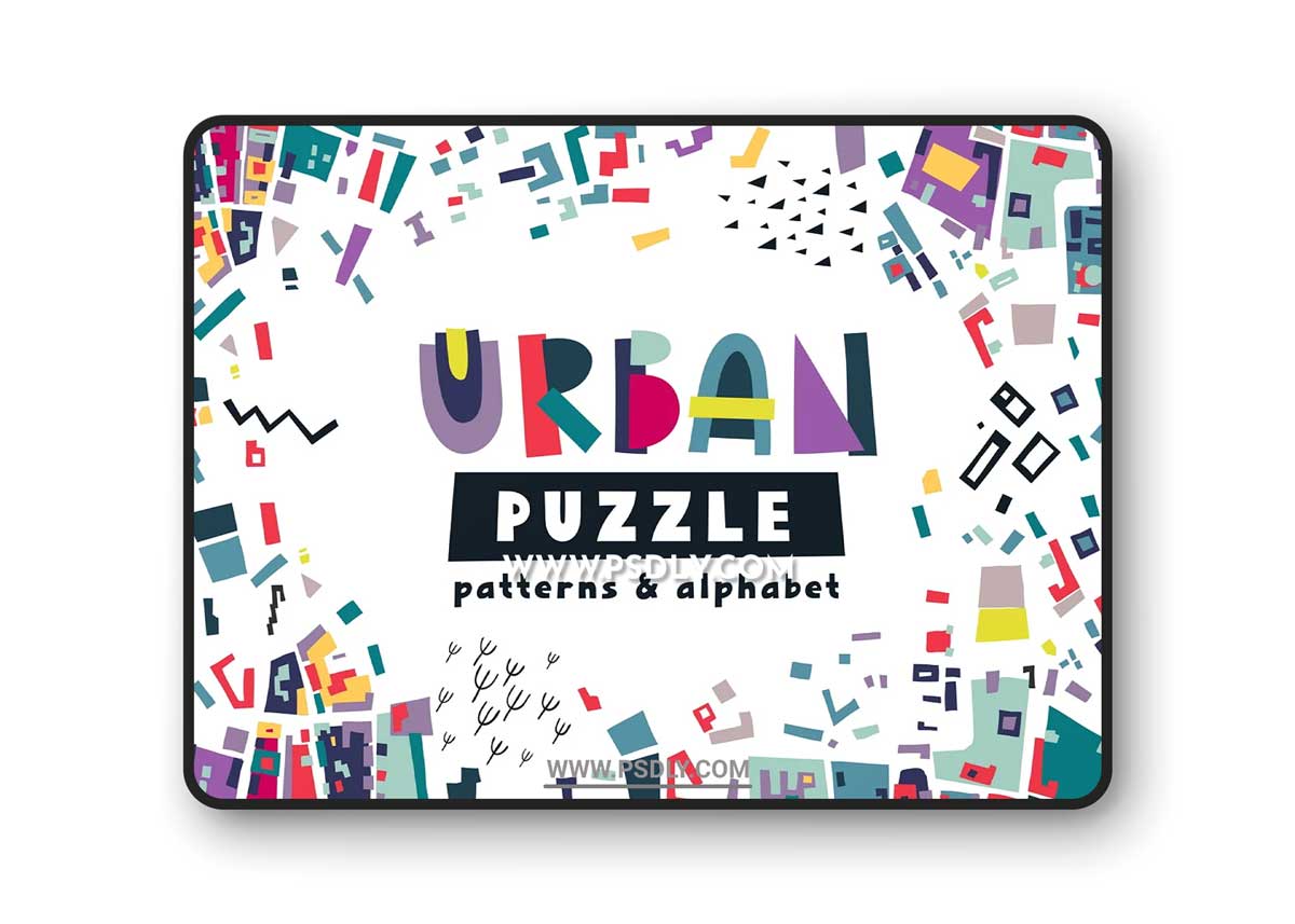 CM - Urban Puzzle - Patterns & Alphabet 3461573