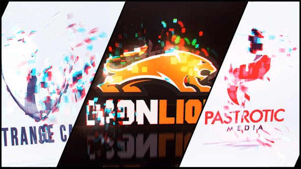 Videohive Cards Particle Logo 34115170