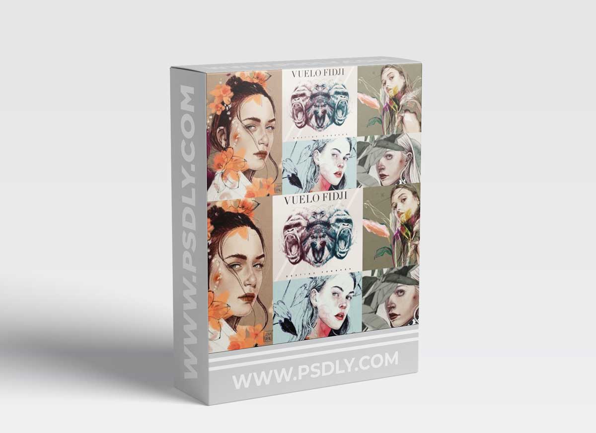 Domestika – Illustrated Portraits with Procreate