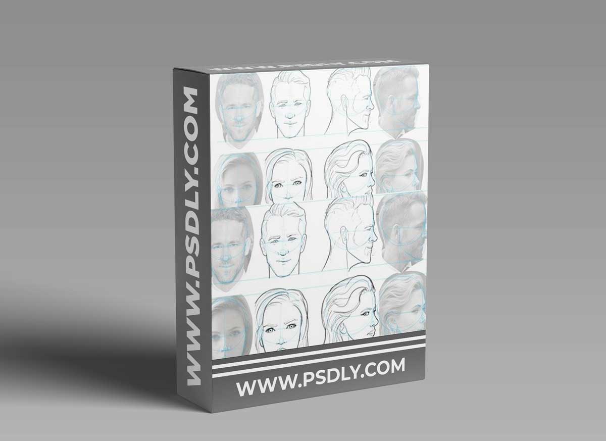 Drawing Faces - Structures, Features, and Comic book Styles.