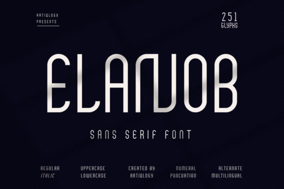Elanob Font
