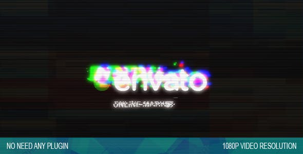 Videohive Elegant Glitch Logo Intro 20496024