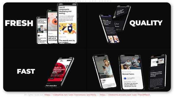 Videohive Fast Black App Promo 34275443