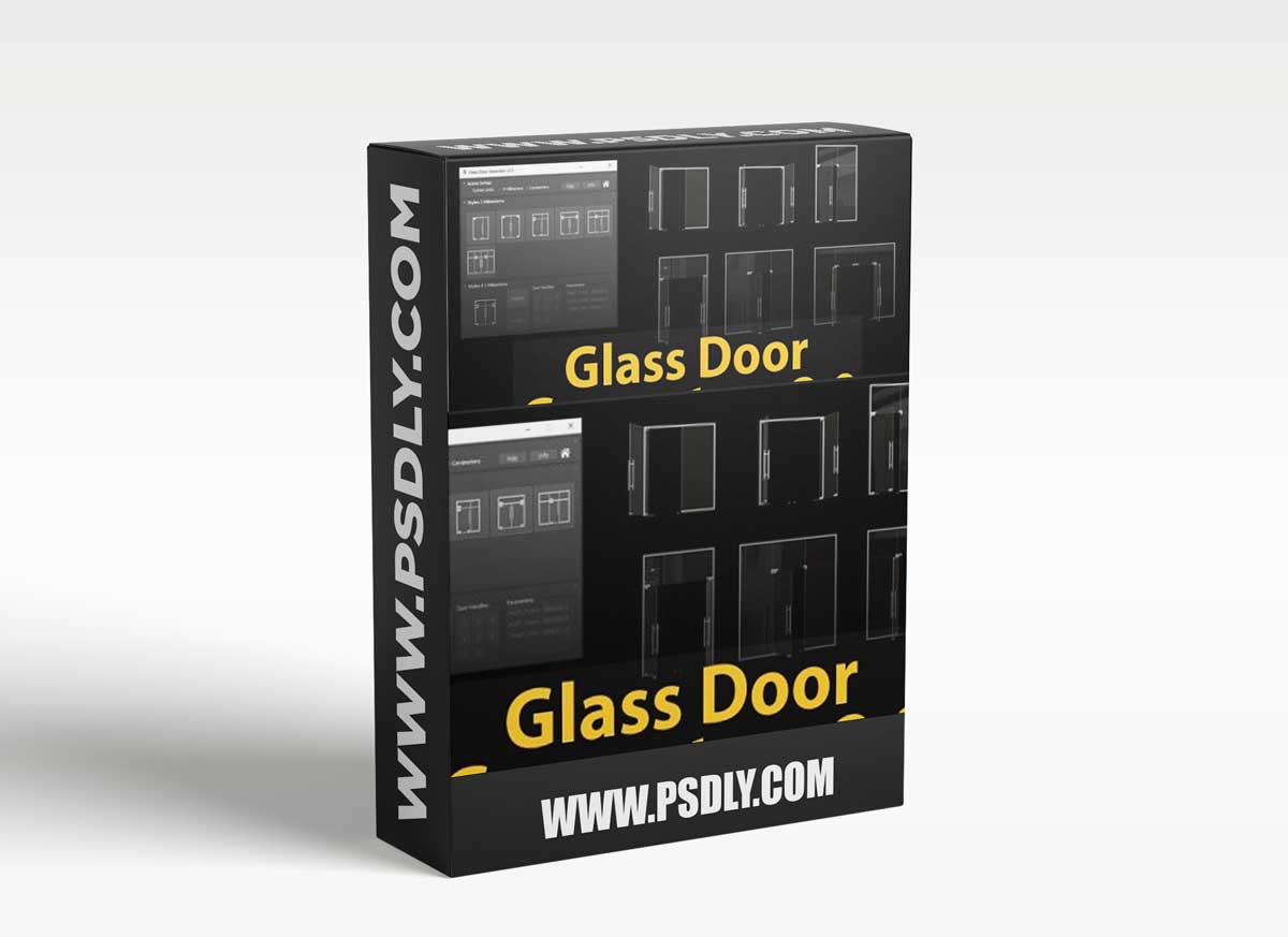 Glass Door Generator v2.0 for 3ds Max