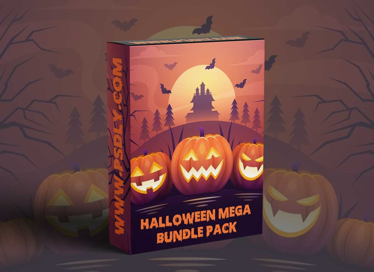 Halloween After Effect Video Template Bundle Pack 2021