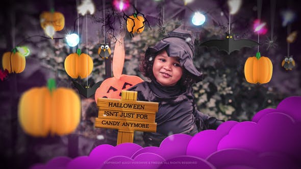 Videohive Halloween Stylish Slideshow opener 34201694