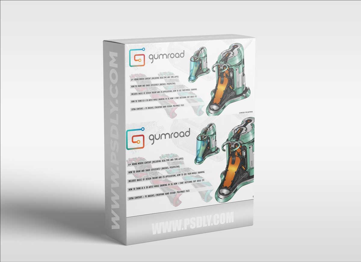 Hardsurface Designing In 2D Photoshop