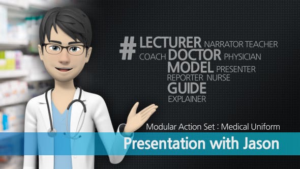 Videohive Presentation With Jason: Medical Uniform 16538077