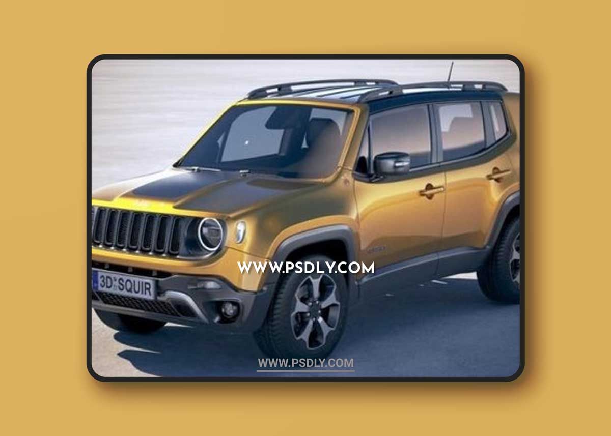 Jeep Renegade 2019 3D Model