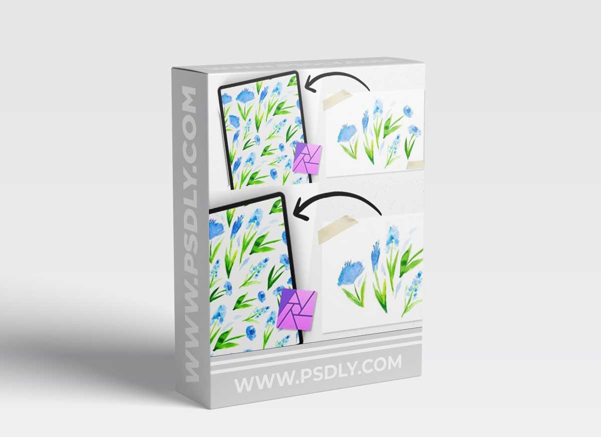 Learn to Digitize traditional art work in Affinity Photo for use in surface pattern designs