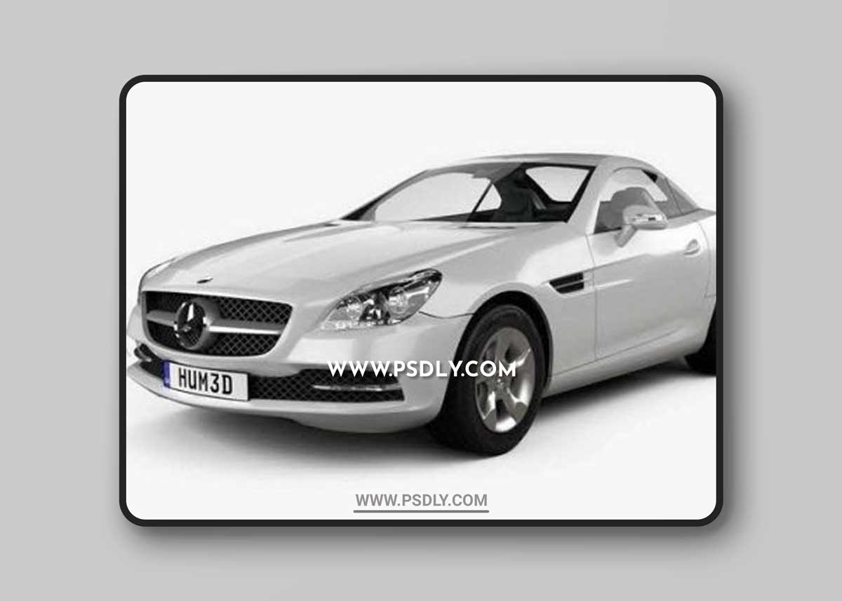 Mercedes-Benz SLK-Class 2012 3D Models