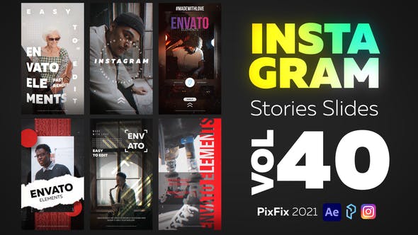Videohive Instagram Stories Slides Vol. 40 34301627