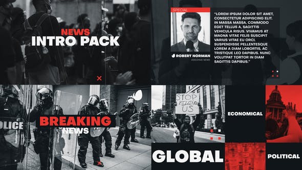 Videohive News Intro Pack 34368150