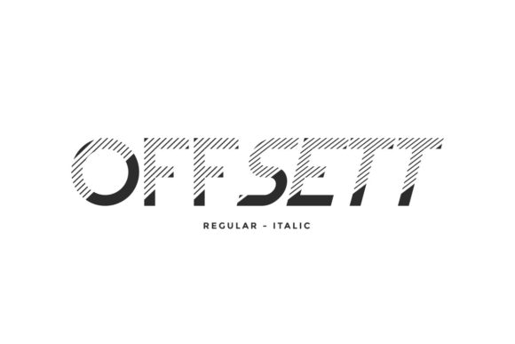 Offsett Font