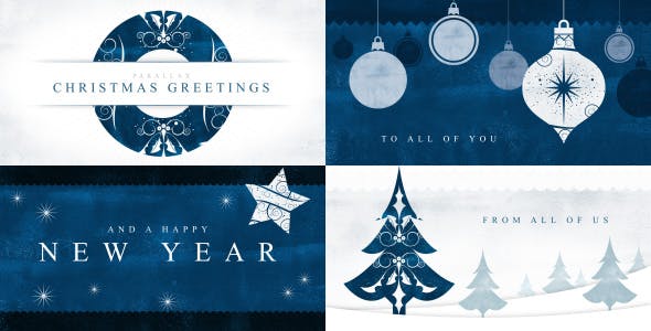 Videohive Parallax Christmas Greetings 18813550