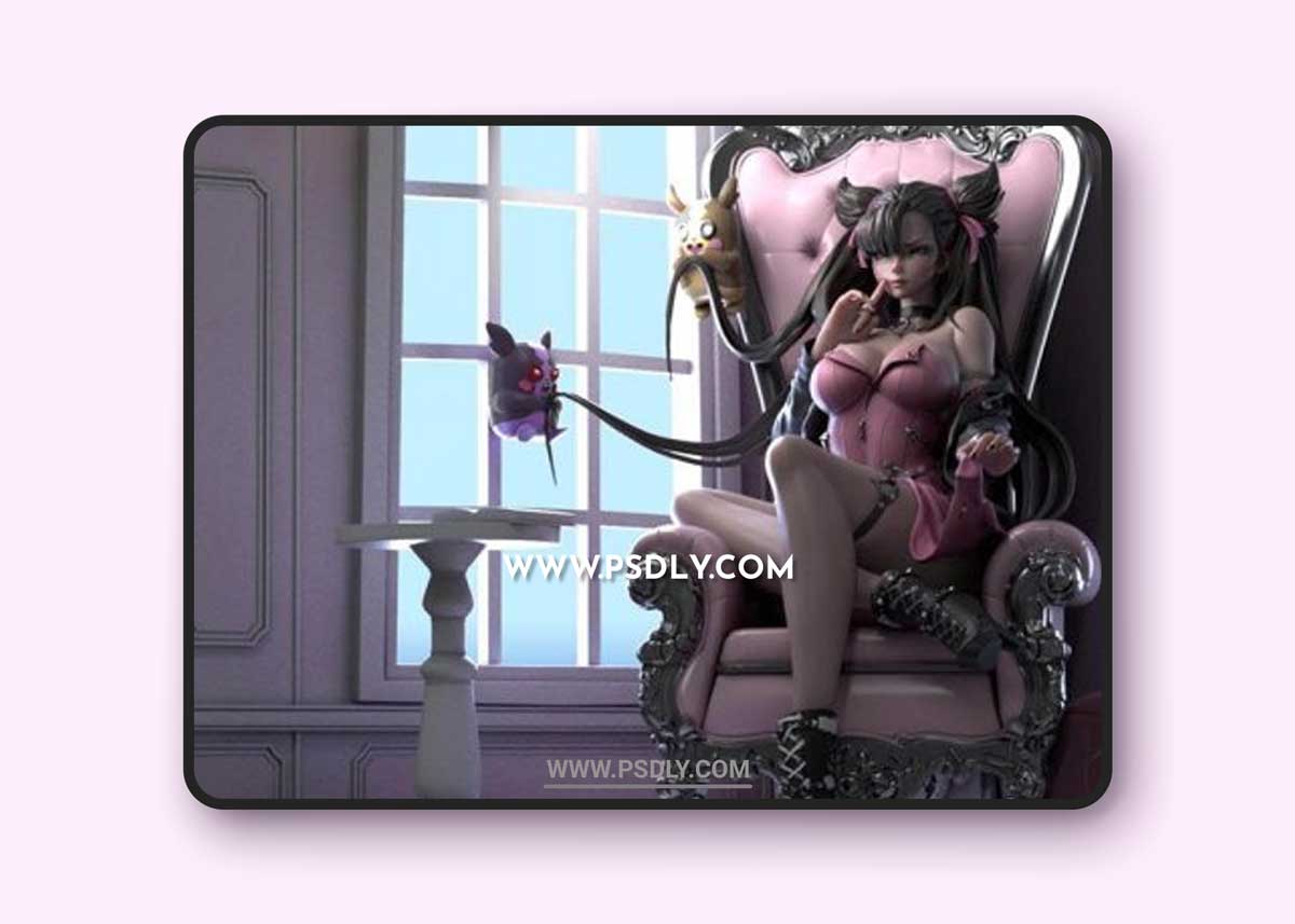 Pokemon Adult Marnie – 3D Print Model