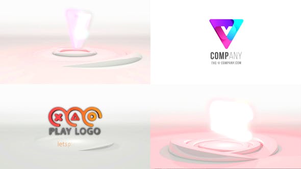 Videohive Simple Logo With 3D Wave 28211161